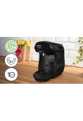Капсульна кавоварка еспресо Bosch Tassimo Happy friendly black TAS102E