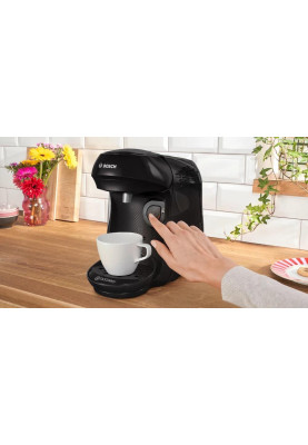 Капсульна кавоварка еспресо Bosch Tassimo Happy friendly black TAS102E