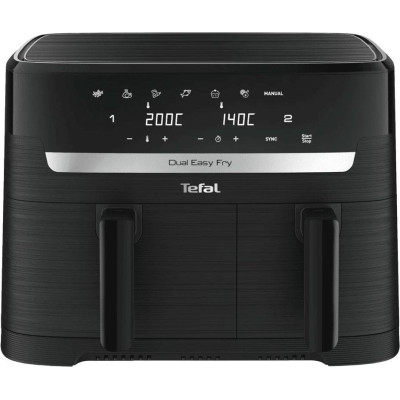Мультипіч (аерофритюрниця) Tefal Dual Easy Fry EY901N10
