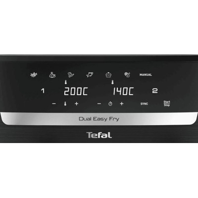 Мультипіч (аерофритюрниця) Tefal Dual Easy Fry EY901N10