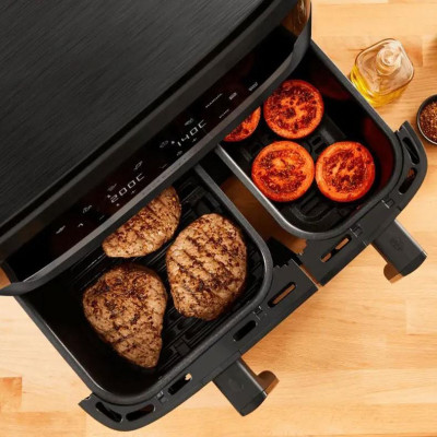 Мультипіч (аерофритюрниця) Tefal Dual Easy Fry EY901N10