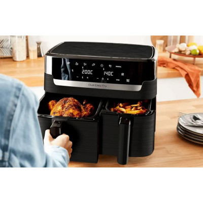 Мультипіч (аерофритюрниця) Tefal Dual Easy Fry EY901N10