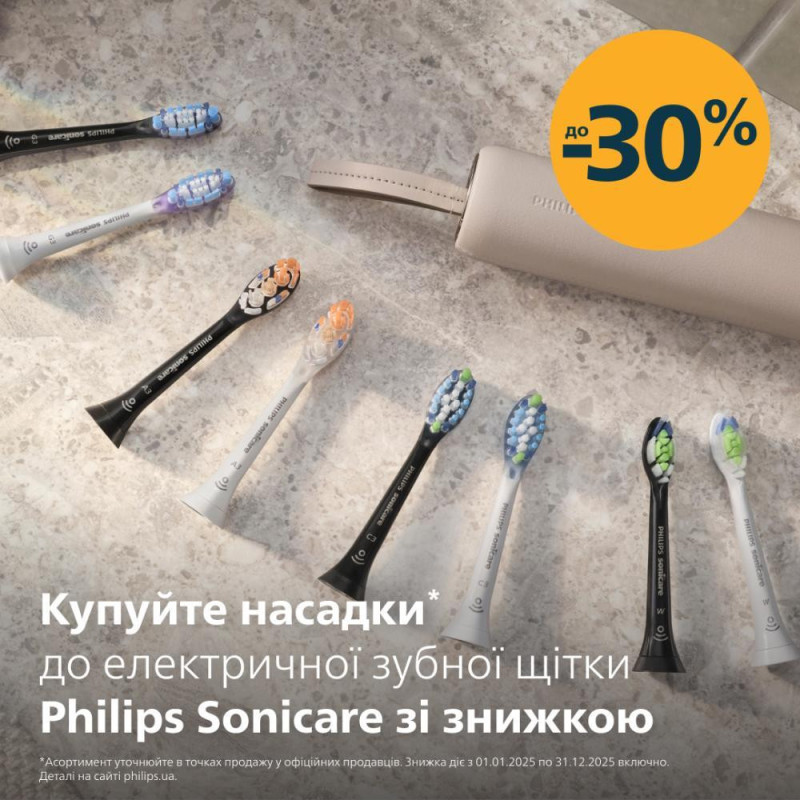 Насадка для електричної щітки Philips Sonicare A3 Premium All-in-One Black HX9094/88