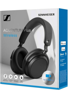 Навушники з мікрофоном Sennheiser ACCENTUM Plus Wireless Black (700176)