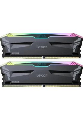 Пам'ять для настільних комп'ютерів Lexar 32 GB (2x16GB) DDR5 6000 MHz Ares RGB (LD5BU016G-R6000GDLA)