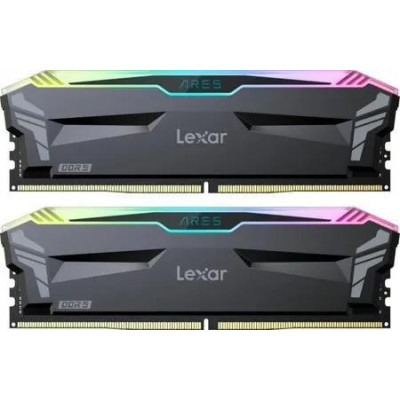 Пам'ять для настільних комп'ютерів Lexar 32 GB (2x16GB) DDR5 6000 MHz Ares RGB (LD5BU016G-R6000GDLA)