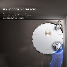 Робот-пилосос з вологим прибиранням Dreame X40 Ultra White