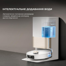 Робот-пилосос з вологим прибиранням Dreame X40 Ultra White