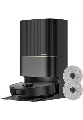 Робот-пилосос з вологим прибиранням Dreame X40 Ultra Black