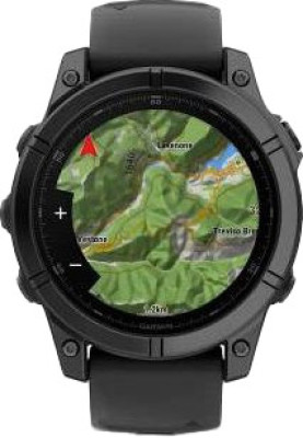 Смарт-годинник Garmin Fenix E 47mm AMOLED Slate Gray Steel with Black Silicone Band (010-03025-03/01/13)