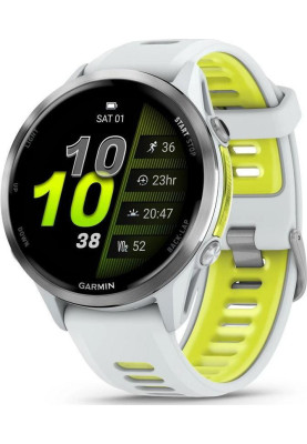 Смарт-годинник Garmin Forerunner 970 Titanium w. Whitestone Case та Whitestone/T. Amp Yellow Band (010-02969-01/11)