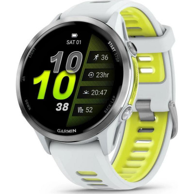 Смарт-годинник Garmin Forerunner 970 Titanium w. Whitestone Case та Whitestone/T. Amp Yellow Band (010-02969-01/11)