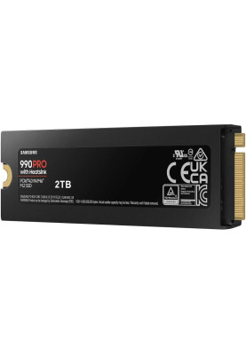 SSD накопичувач Samsung 990 PRO with Heatsink 2 TB (MZ-V9P2T0CW)