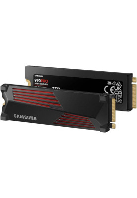 SSD накопичувач Samsung 990 PRO with Heatsink 2 TB (MZ-V9P2T0CW)
