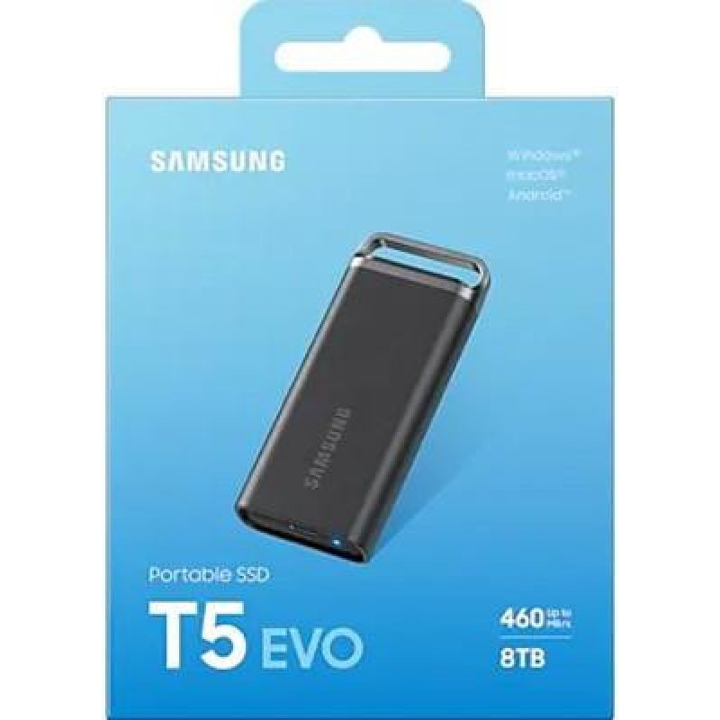 SSD накопичувач Samsung T5 EVO 8TB (MU-PH8T0S)