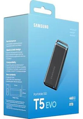 SSD накопичувач Samsung T5 EVO 8TB (MU-PH8T0S)