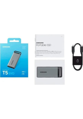 SSD накопичувач Samsung T5 EVO Gray 2TB (MU-PM2T0G)
