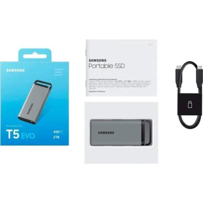 SSD накопичувач Samsung T5 EVO Gray 2TB (MU-PM2T0G)