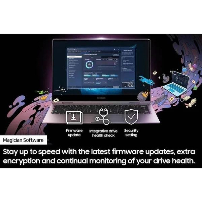 SSD накопичувач Samsung T9 2 TB Grey (MU-PK2T0G)