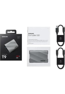 SSD накопичувач Samsung T9 2 TB Grey (MU-PK2T0G)