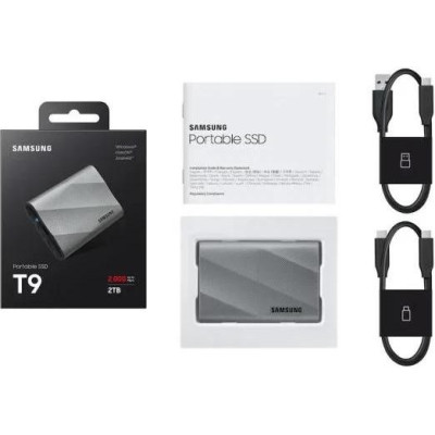 SSD накопичувач Samsung T9 2 TB Grey (MU-PK2T0G)