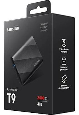 SSD накопичувач Samsung T9 4TB Black (MU-PG4T0B)