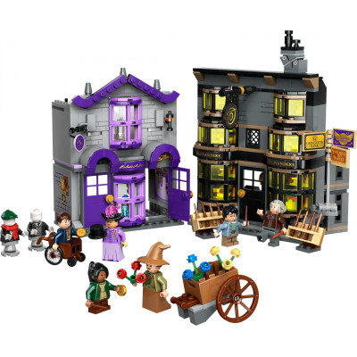 Блоковий конструктор LEGO Harry Potter Крамниця Оллівандера та ательє мадам Малкін (76439)