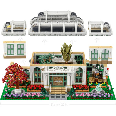 Блоковий конструктор LEGO Ideas Ботанічний сад (21353)