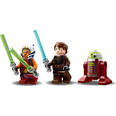 Блоковий конструктор LEGO Star Wars Джедайський перехоплювач Асокі 290 деталей (75401)