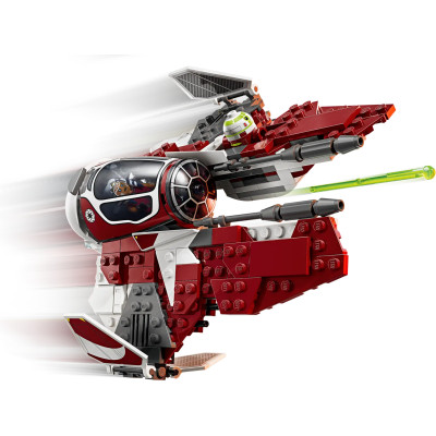 Блоковий конструктор LEGO Star Wars Джедайський перехоплювач Асокі 290 деталей (75401)