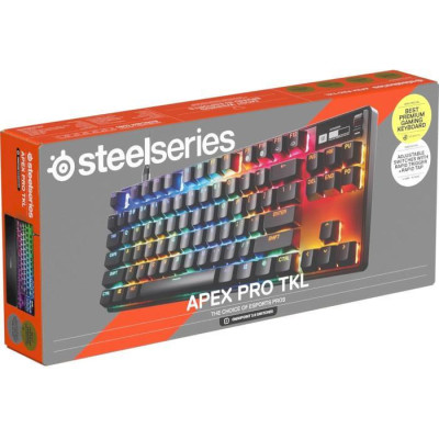 Клавіатура SteelSeries Apex Pro TKL Gen 3 Black (64740, 64743)