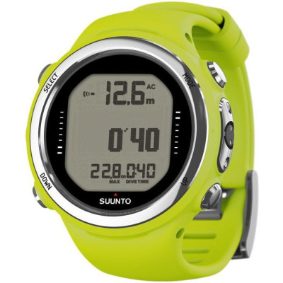 Комп'ютер, годинник для дайвінгу Suunto Декомпресиметр D-4i Novo салатовий без USB (SS050279000)