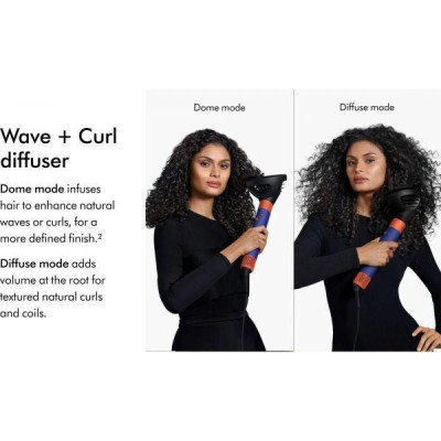 Мультистайлер Dyson Airwrap ID Multi-Styler і Dryer Curly+Coily Vinca Blue/Topaz (533759-01)