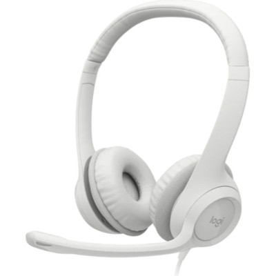 Навушники з мікрофоном Logitech H390 USB White (981-001286)
