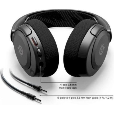 Навушники з мікрофоном SteelSeries Arctis Nova 1P Black (61611)