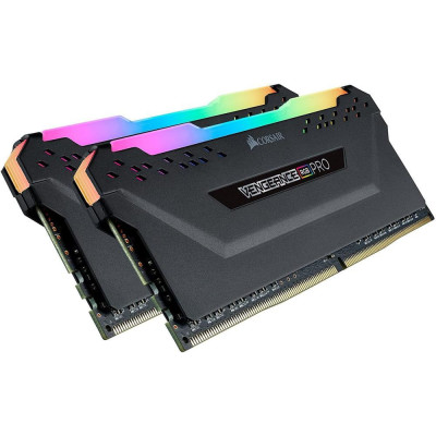 Пам'ять для настільних комп'ютерів Corsair 64 GB (2x32GB) DDR4 3600 MHz Vengeance RGB Pro (CMW64GX4M2D3600C18)