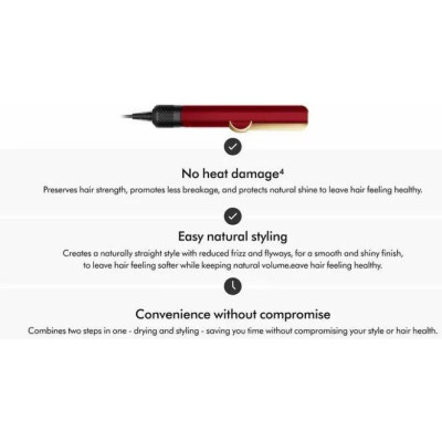 Стайлер (випрямляч) Dyson Airstrait HT01 Red Velvet/Gold EU (596931-01)