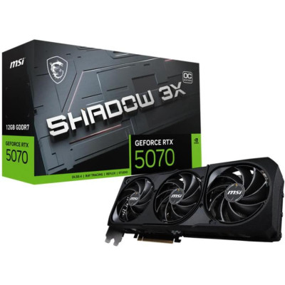 Відеокарта MSI GeForce RTX 5070 12G SHADOW 3X OC