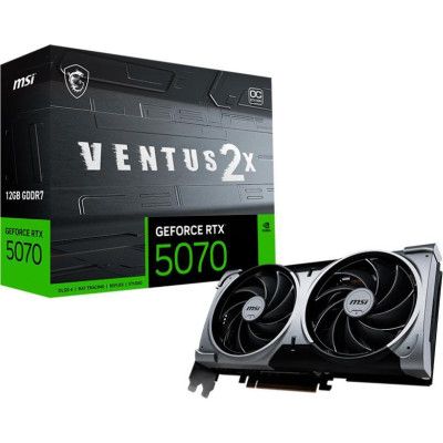Відеокарта MSI GeForce RTX 5070 12G VENTUS 2X OC 912-V532-003