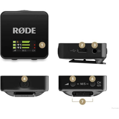 Мікрофонна радіосистема для камери для смартфона Rode Wireless GO Gen 3