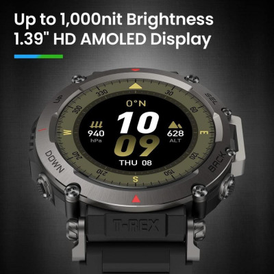 Смарт-годинник Amazfit T-Rex Ultra Abyss Black