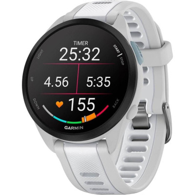 Смарт-годинник Garmin Forerunner 165 Mist Gray/Whitestone (010-02863-21/A1)