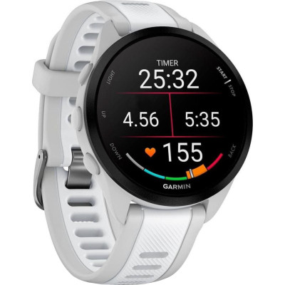Смарт-годинник Garmin Forerunner 165 Mist Gray/Whitestone (010-02863-21/A1)