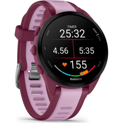 Смарт-годинник Garmin Forerunner 165 Music Berry/Lilac (010-02863-33/B3)