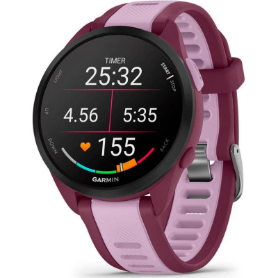 Смарт-годинник Garmin Forerunner 165 Music Berry/Lilac (010-02863-33/B3)