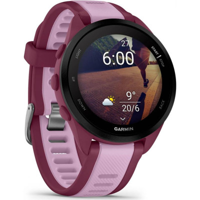 Смарт-годинник Garmin Forerunner 165 Music Berry/Lilac (010-02863-33/B3)