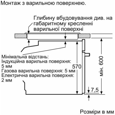 Духовка електрична Bosch HRG232EB3