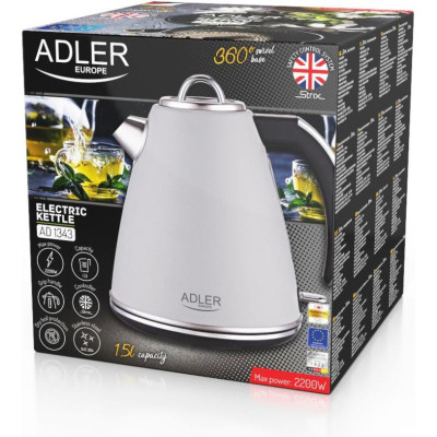 Електрочайник Adler AD 1343 Grey