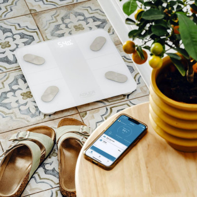 Ваги для підлоги електронні Adler AD 8186 white