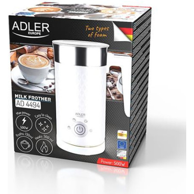 Спінювач молока Adler AD 4494 White
